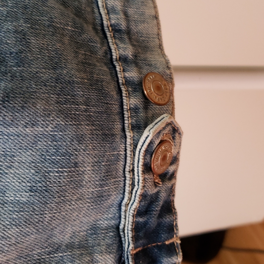 Zara size small denim Vest. F8 - Picture 4 of 9
